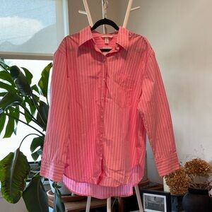H&M Striped Button Down